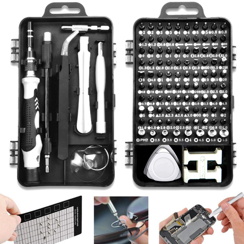 ANENG 115 in 1 Multi-purpose Screwdriver Set Repair Hand Tools for Mobile Phone Computer Tablet Laptop Camera Watch Electronic ► Photo 1/6