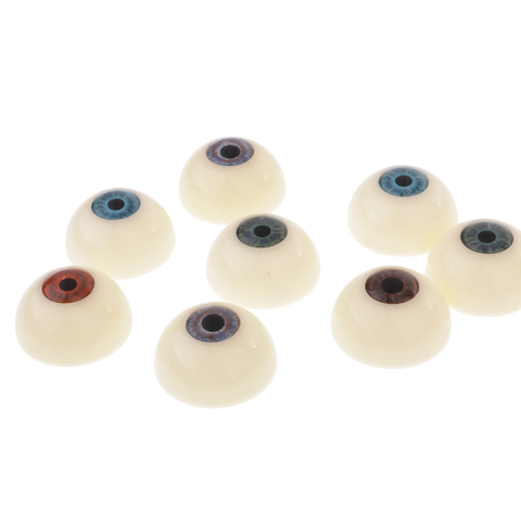 10pcs 30mm Half Round Acrylic Doll Eyes Eyeballs For Mask/Doll/Bear DIY Accs ► Photo 1/6