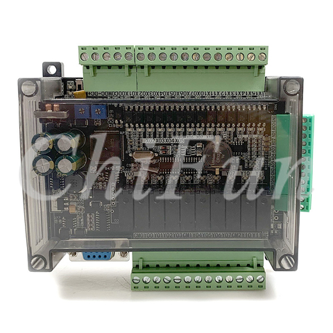 FX3U-24MR 6AD 2DA high speed PLC industrial control board with 485 communication and RTC ► Photo 1/6