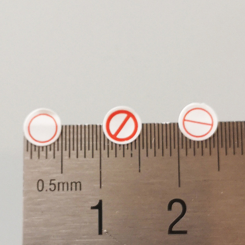 400pcs 0.5cm Diameter Screw Hole Seals Warranty Void if Seal Broken, 3 Types of Do Not Enter, Item No. V28 ► Photo 1/6