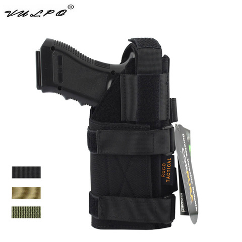 VULPO Tactical Gun Holster Molle Modular Belt Pistol Holster for Right Handed Shooters Glock 17 19 22 23 31 32 34 35 ► Photo 1/6