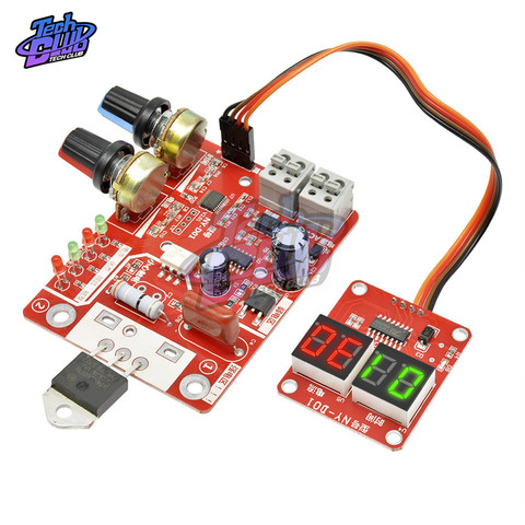 40A/100A Digital Display Spot Welding Machine Control Board Welder Transformer Controller Panel Parts Adjust Time Current ► Photo 1/6