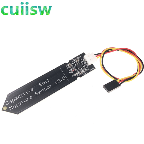 Capacitive soil moisture sensor Corrosion Resistant wide voltage wire for arduino Analog Capacitive Soil Moisture Sensor V2.0 ► Photo 1/6