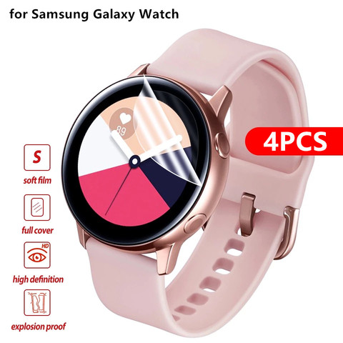 Screen Protectors For Samsung Galaxy Watch Active 2 40mm 44mm Soft Film Full Cover Protective Protection Film Scratch Resistant ► Photo 1/1