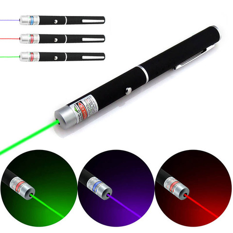 Laser Pointer Pen Sight Laser 5MW High Power Powerful Green Blue Red Hunting Laser Device Survival Tool First Aid Beam Light ► Photo 1/6