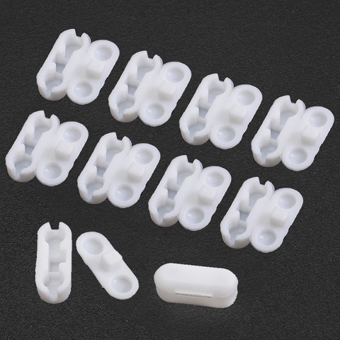 White Plastic Roller Blind Chain Pull Cord 6mm Curtain Chain Connector Bead Mini Vertical Blind Joiner Beads Replace Accessories ► Photo 1/6