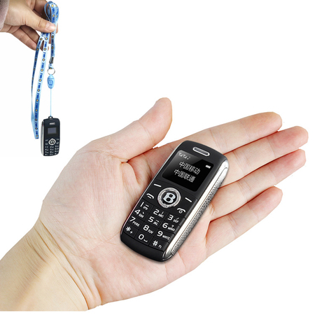 Mini Bluetooth Dialer Magic Voice One Key Recorder Celular Dual Sim Dual Standby Small Mobile Phone Russian Language ► Photo 1/6