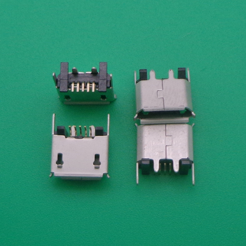 1pcs Micro mini USB jack socket charging Port Dock for ZX80-B-5P MICRO USB B type vertical SMT 5P connector ► Photo 1/2