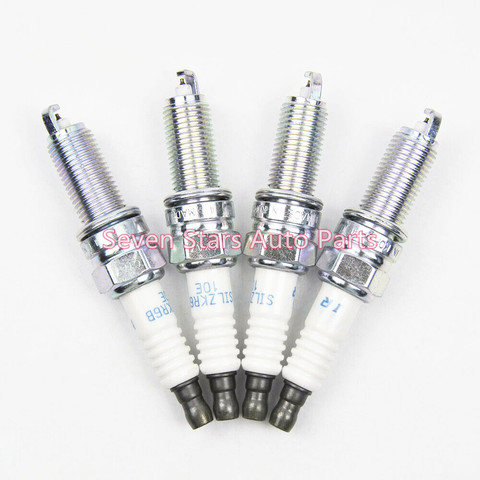 4 PCS Iridium 18846-10060 1884610060 SILZKR6B10E Spark Plug for Hyundai Accent Kia Rio Soul 1.6 ► Photo 1/3