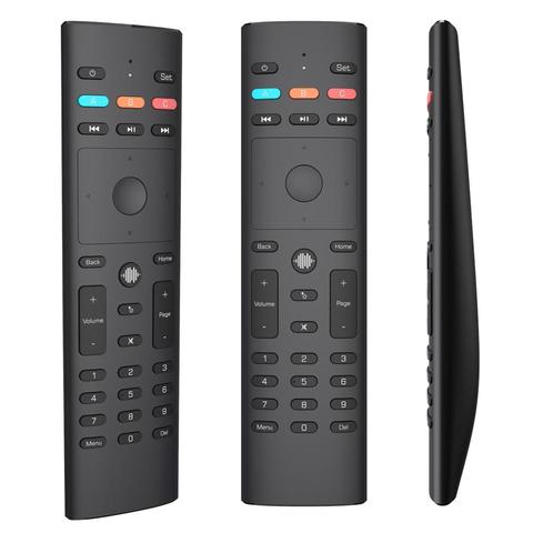 G40S Air Remote Mouse Voice Gyro Control Full Keys G40 IR Learning Remote Control For Apple TV For Vizio For Roku Smart TV Box ► Photo 1/6