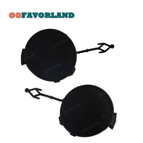 Front Left Right Pair Bumper Tow Hook Eye Cover Cap Unpainted 51117074459 51117074460 For BMW X6 E71 E72 2008-2014 Hyb ► Photo 1/5