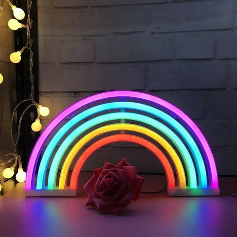 LED Light Lamp Rainbow Neon Sign Decoration For Christmas Birthday Party Home ► Photo 1/6