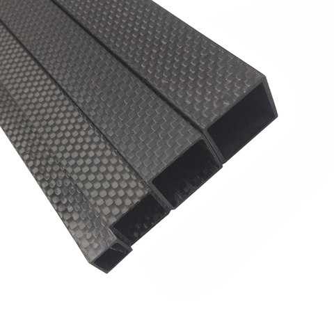 TianYuQi 4pcs 3K full carbon fiber square tube high strength length 500mm OD 10mm 15mm 20mm 22mm 25mm 30mm Glossy Surface ► Photo 1/6