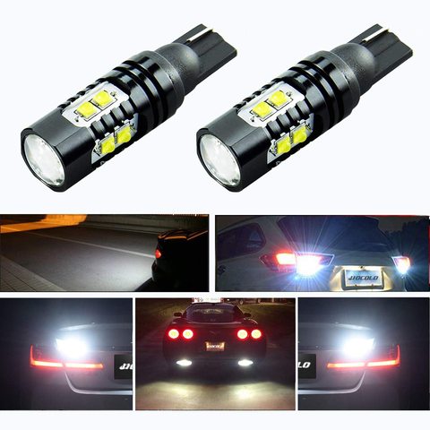 2x W16W T10 T15 LED Bulbs 12V 3030 10SMD Canbus OBC Error Free Backup Light 921 912 Bulb Indicator Lamp Car High Power White Led ► Photo 1/6