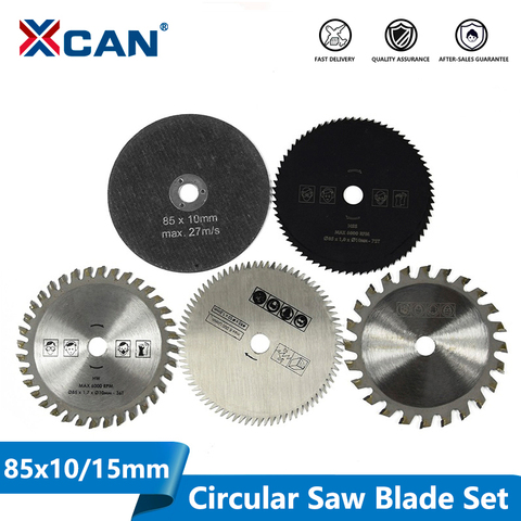 5pcs 85mm Cutting Tool Wood Saw Blades for Multi-function Power Tool Circular Saw Blade Bore 10mm Wood Cutting Disc ► Photo 1/6