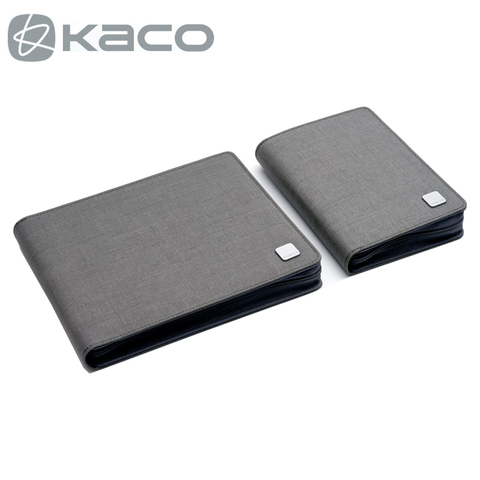 KACO ALIO Pen Storage Bag Portable Zipper Pencil Bag Pen Case Waterproof Canvas Black Grey for 10 20 Pens ► Photo 1/6