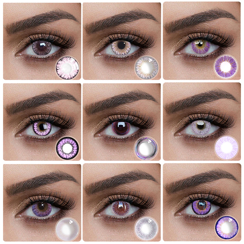 1 Pair Color Contact Lenses For Eyes Anime Makeup Accessories