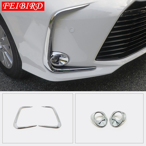 Auto Accessory Front Fog Lights Foglight Lamp Ring Frame Cover Trim ABS Fit For Toyota Corolla 2022 Bright Silver ► Photo 1/6