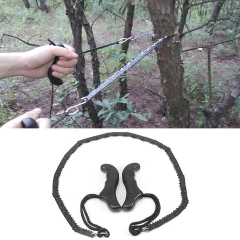 Outdoor Camping Hunting Logging Chain Saw Hand-held Wire Saw Portable Pocket Saw Camping Hand Saw Emergency Survival Tools ► Photo 1/6