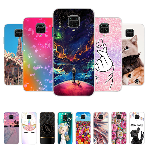 TPU Soft Silicone Phone Case For Xiaomi Redmi Note 9 Pro Case For Xiomi Xiaomi Redmi Note 9 Pro Max 9S 9 S Back Cover Case Capas ► Photo 1/6