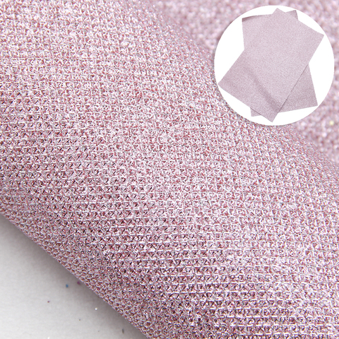 David accessories 20*34 Fine Glitter Cmplain Colur Fines Argyle Faux Synthetic Leather Fabric DIY Handmade Materials,1Yc10040 ► Photo 1/6