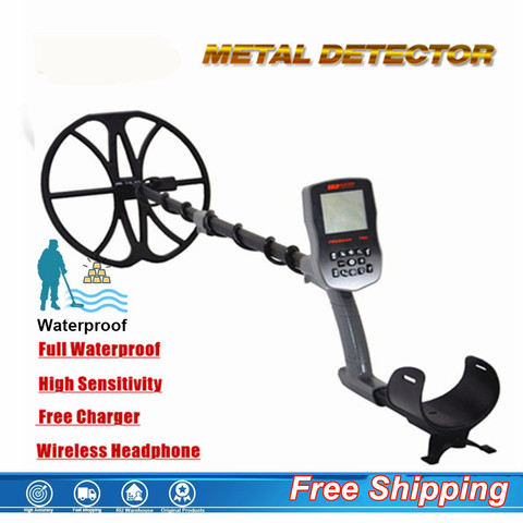 Gold Hunter T90 Full waterproof underground gold metal detector with wireless headphones and 12