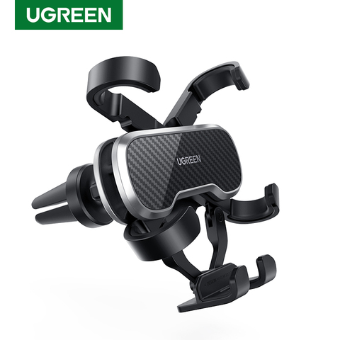 UGREEN Gravity Car Phone Holder For Phone in Car Air Vent Clip Mount Mobile Phone Holder GPS Stand For Xiaomi iPhone XS MAX ► Photo 1/6