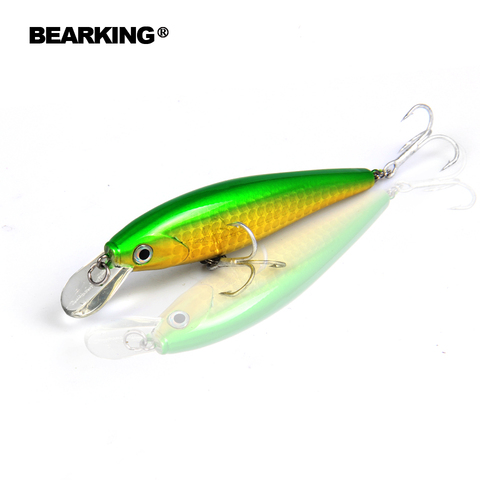 2017 bearking fishing lure ,new model,perfect action minnow 65mm/5g, 5pcs/lot.  dive 0.8-1.2m,free shipping ► Photo 1/6