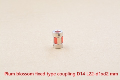 Ball Screw Coupling Diameter 14mm Length 22mm Plum Shaped Flexible Shaft 3/3.17/4/5/6/6.35/8mm Coupler Encoder Stepper Motor ► Photo 1/6