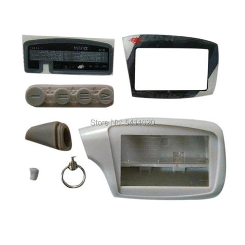 10 PCS/lot Case Keychain Body Cover For 10PCS Russian Scher-Khan Magicar 5 6 Car Alarm LCD Remote Scher Khan M5 M902F M903F Key ► Photo 1/1