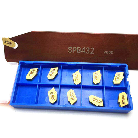 SPB226 SPB332 1pc+10pcs SP200 SP300 SP400 High quality Set Grooving SPB Slotting and Cutting Insert Lathe CNC SPB Tool Holder ► Photo 1/5