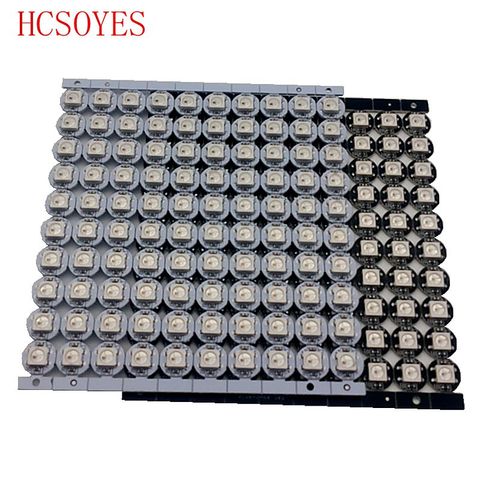 10~100 pcs WS2812B LED Individually addressable  WS2811 IC rgb white/black 2812b led heatsink (10mm*3mm) 5050 SMD RGB Built-in ► Photo 1/6