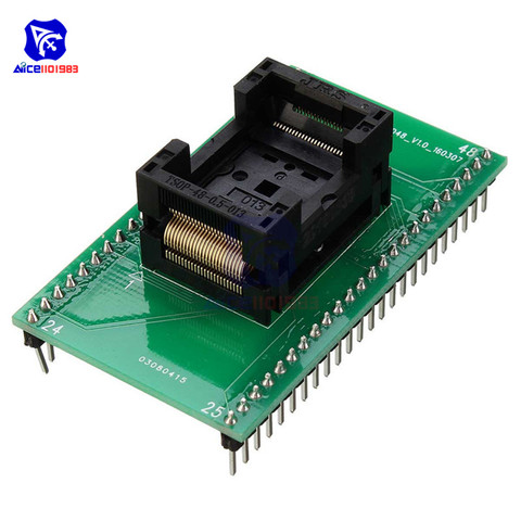 Tsop 48 Programmer TSOP48 to DIP48 Socket Adapter for TNM 5000 Programmer Xeltek USB Programmer & RT 809F ► Photo 1/4