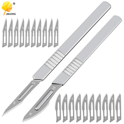 100PCS Exacto Carving Craft Blades Knives Carbon Steel for DIY Art