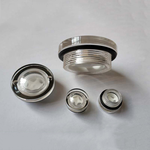 M16 M27 M42 M60 Male Thread PMMA Round Head Oil Sight Glass Window For Air Compressor Machine Tool ► Photo 1/2