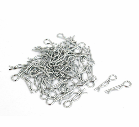 100pcs R Pin Mechanical Hitch Hair Tractor Clip Cotter Kits 1mm x 16mm ► Photo 1/1