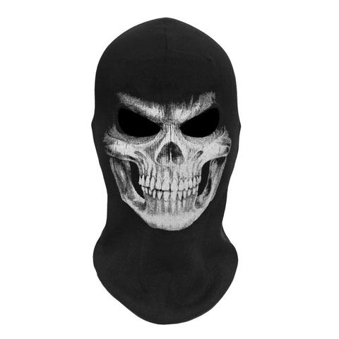 Halloween Mask Grim Reaper Scary Skull Mask Realistic Party Mask Horror Skeleton Headgear Halloween Mascara Terror ► Photo 1/6