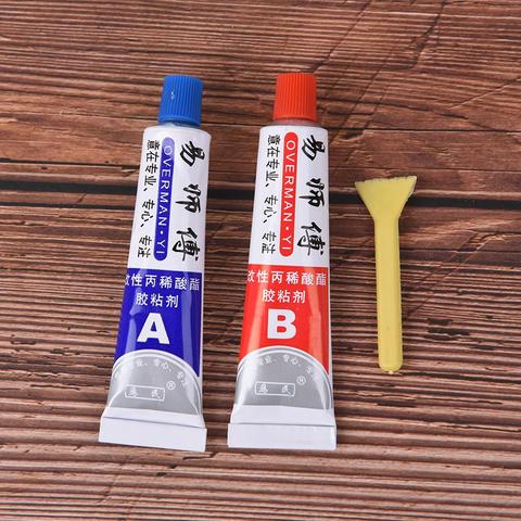 2pcs(A+B) Modified Acrylic Glue Adhesive For Metal Plastic Wood Crystal Glass Jewellery Superior Strength Kafuter ► Photo 1/6