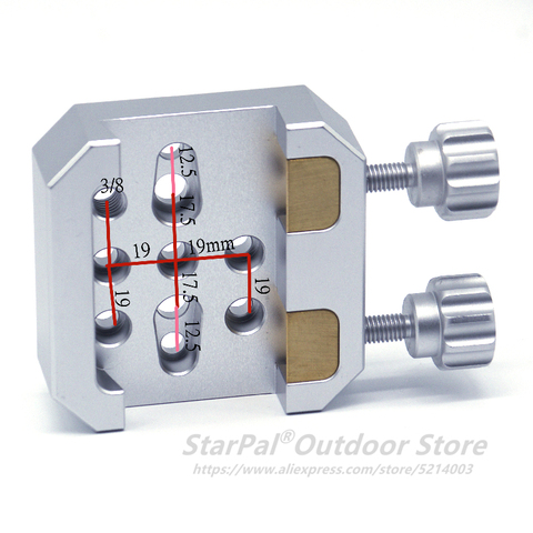 StarPal standard universal slot Vixen Mounting Platform dual Clamp with 2 brass screws great quality ► Photo 1/6