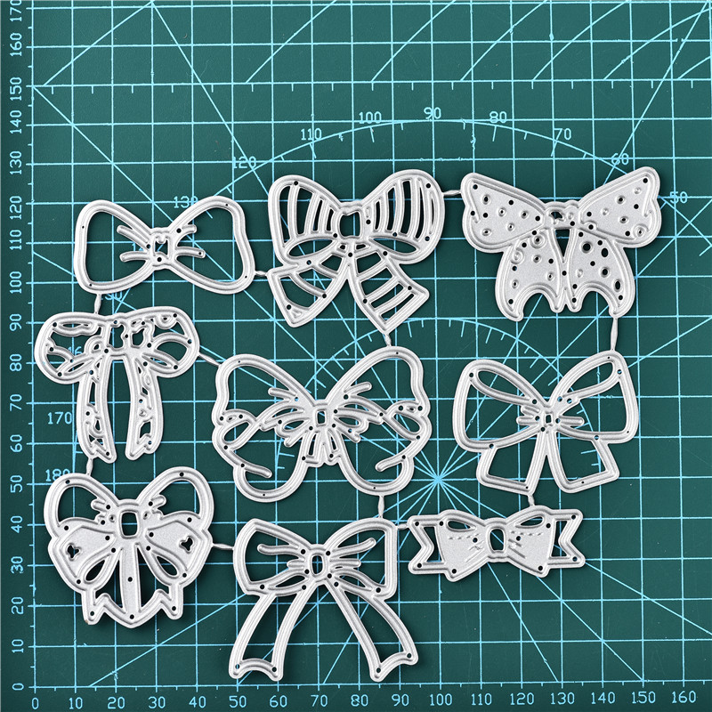 Lovely Bows Pattern Metal Cutting Dies For DIY Scrapbooking Paper Cards SP 