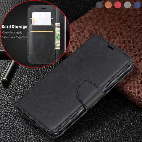 Sheepskin Leather Case For Xiaomi Redmi Note 9 Pro 8T 7 6 5 4 Redmi 9 8 8A 7 7A 6 6A 5 5 Plus K20  K30 F1 Flip Stand Wallet Case ► Photo 1/6