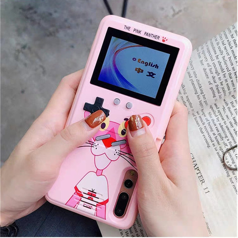Retro Gameboy Full Color Display Game Case For Huawei P P30 Plus Nova 3 4 5 Mate Mate 30 Honor 8x 9x Pro Coque Funda Price History Review