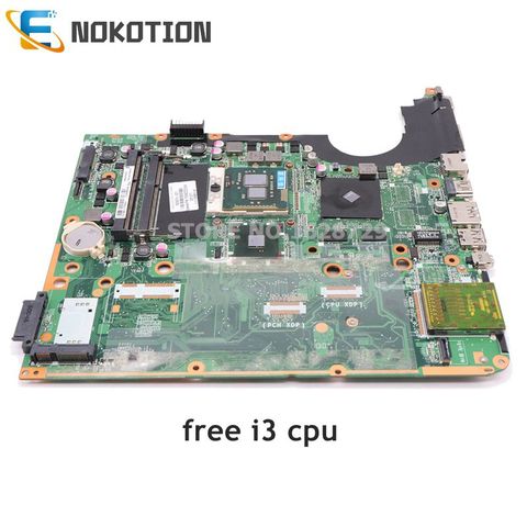 NOKOTION 600862-001 580973-001 DA0UP6MB6F0 For HP Pavilion DV7 DV7T DV7-3000 Laptop Motherboard PM55 DDR3 G105M free cpu ► Photo 1/6