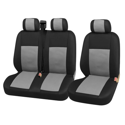 1+2 Seat Covers Car Seat Cover for Transporter for Ford transit Van Truck Lorry for Renault for Peugeot for Opel Vivaro ► Photo 1/6