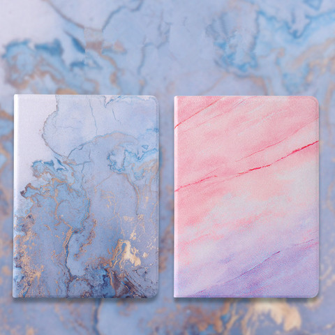 For iPad 9.7 2017 2022 Case A1893 tablet case Marble PU Leather Smart Cover for iPad 2/3/4 / 5/6 Air Air 2 Mini 1 2 3 4 5 Funda ► Photo 1/6