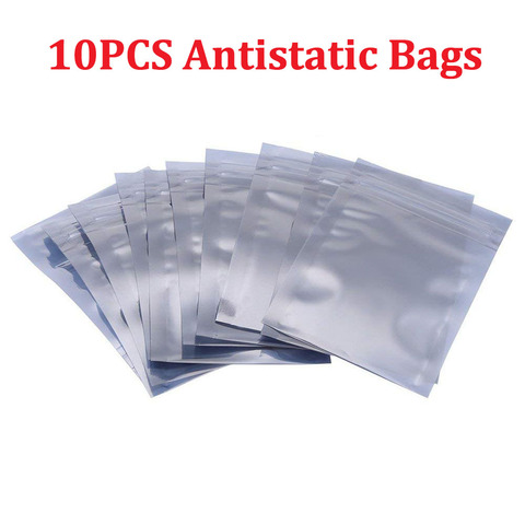 10pcs Antistatic Bags for Electronics Accessories Aluminum Storage Ziplock Resealable Pouch ► Photo 1/6