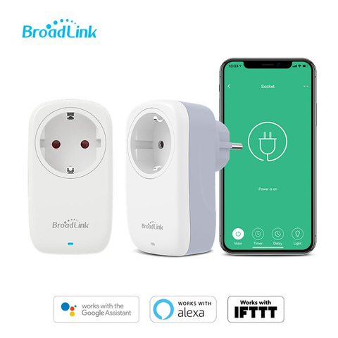 BroadLink16A Wifi smart Socket Electrical Plugs Sockets Smart outlets Voice control by Alexa and Google Home  SP4L EU 1/2/5-Pack ► Photo 1/6