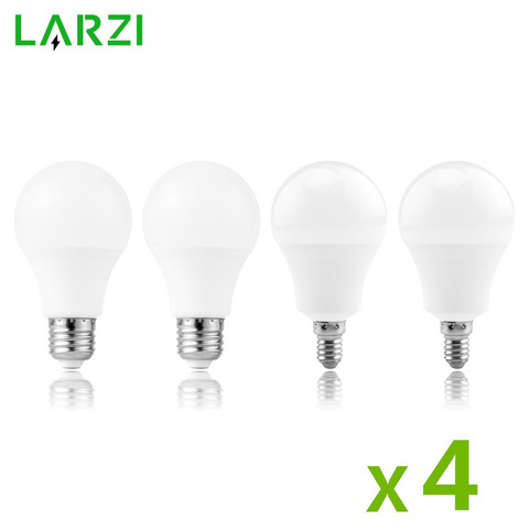4PCS LED Lamp Light Bulbs E27 E14 3W 9W 12W 15W 18W 24W 220V LED Bulb High Brightness Lampada For Home Bombillas Warm Cold White ► Photo 1/6