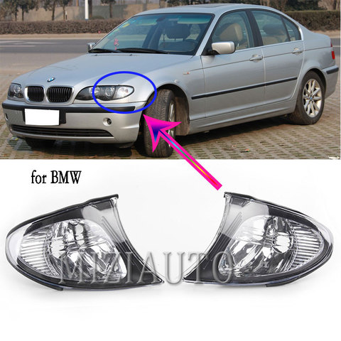 Corner Light Turn Signals for BMW e46 2002-2005 3 SERIES 320i 325i 330i Headlight Head Lamp Turn Signal Light Corner Lights ► Photo 1/6