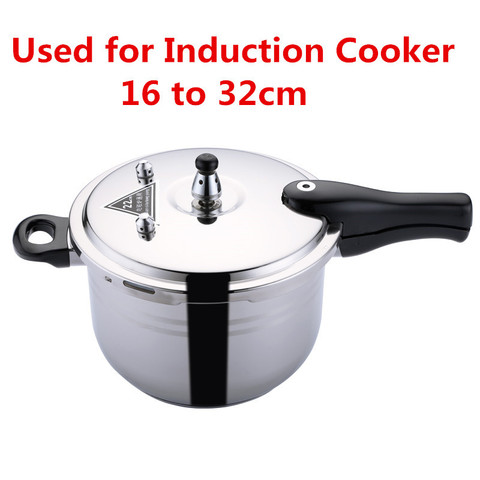 304 Stainless Steel Pressure Cooker Electromagnetic Pressure induction cooker soup stew pot cookware cooking steamer autoclave ► Photo 1/6